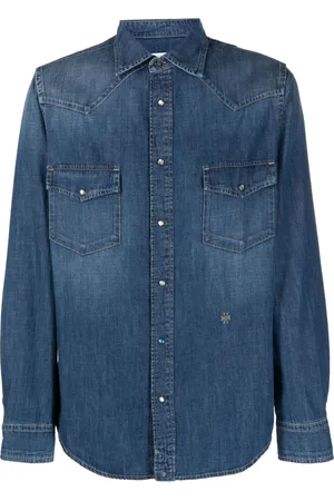 Jacob Cohen Jeanshemd mit Logo-Stickerei