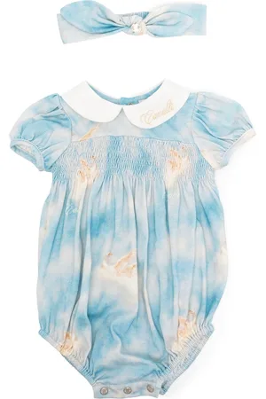 Roberto Cavalli Strampler-Set mit grafischem Print