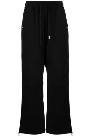 Izzue Gerade Hose mit Logo-Patch