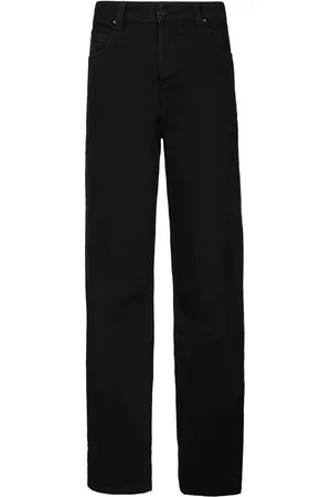 RTA High-Waist-Jeans mit geradem Bein