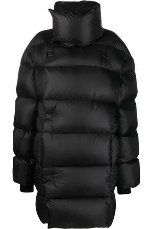 Rick Owens Mantel mit Stehkragen