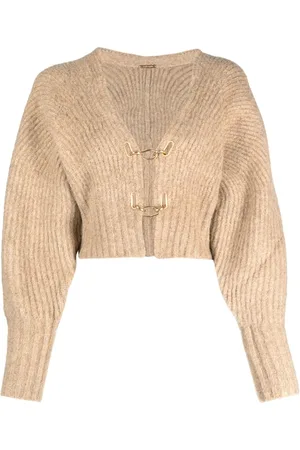 Cult Gaia Gerippter Cropped-Cardigan