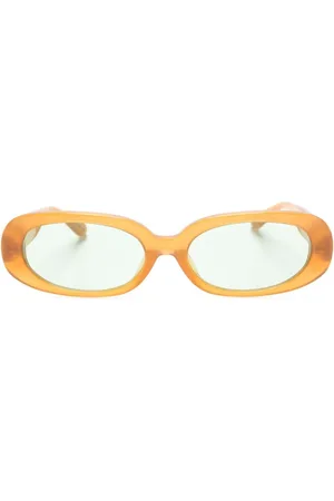 Linda Farrow Cara Sonnenbrille mit ovalem Gestell