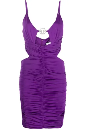 Philipp Plein Gerafftes Minikleid
