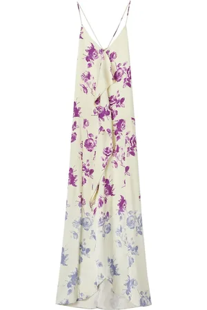 Jil Sander Maxikleid mit Blumen-Print