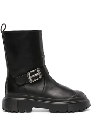 Hogan Stiefeletten mit Logo-Schnalle 40mm