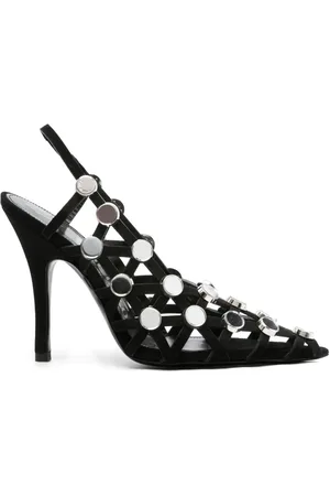 The Attico Pumps mit Strass 105mm