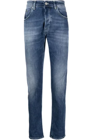 Dondup Halbhohe Straight-Leg-Jeans