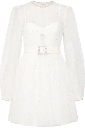 Rebecca Vallance Minikleid mit Kristallen