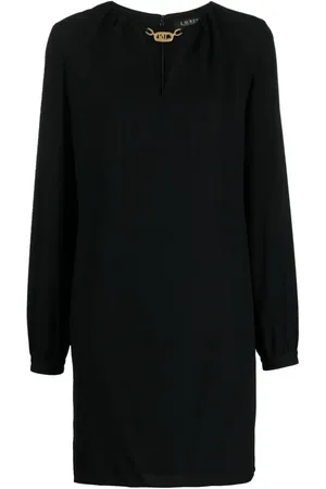 Ralph Lauren Minikleid mit Logo-Schild