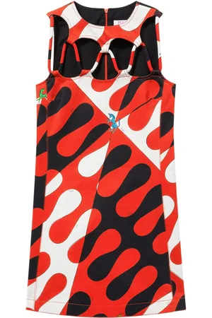 Puccini Minikleid mit Leocorno-Print