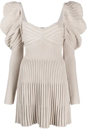 Cult Gaia Geripptes Midikleid