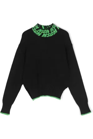 Msgm Gerippter Intarsien-Pullover