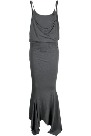 The Attico Kleid mit asymmetrischem Saum