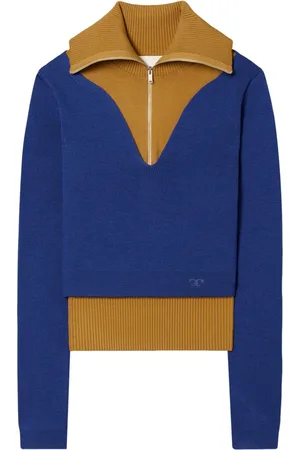 Tory Burch Pullover im Layering-Look mit Logo