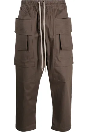 Rick Owens Cropped-Hose mit Cargotaschen