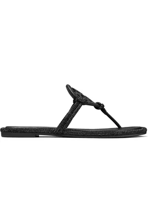 Tory Burch Miller Pantoletten mit Kristallen