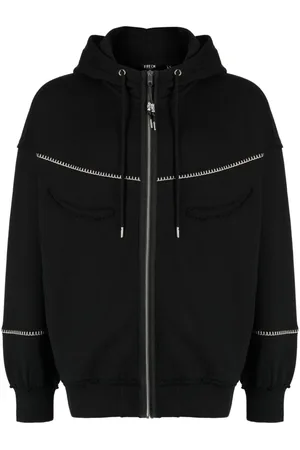 FIVE CM Kapuzenjacke im Distressed-Look