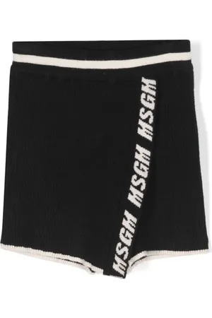 Msgm Gerippter Hosenrock mit Logo