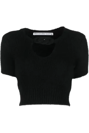 Alexander Wang Gestricktes Cropped-Top