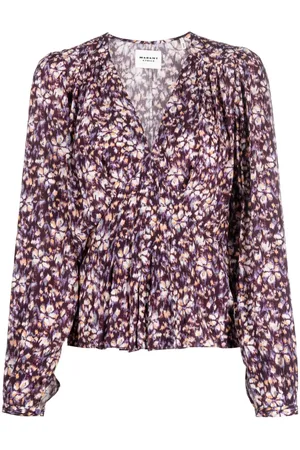 Marant Etoile Eddy Bluse mit Blumen-Print