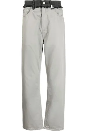Izzue Tief sitzende Straight-Leg-Hose