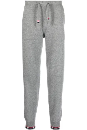 Thom Browne Gestrickte Jogginghose aus Kaschmir