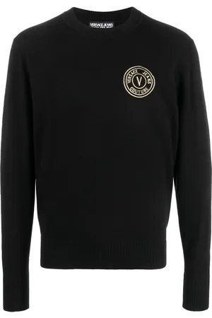 VERSACE Pullover mit Logo-Stickerei
