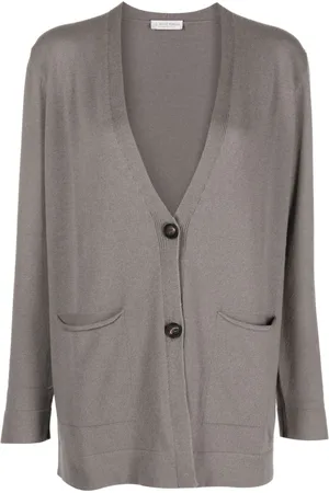 LE TRICOT PERUGIA Cardigan mit V-Ausschnitt