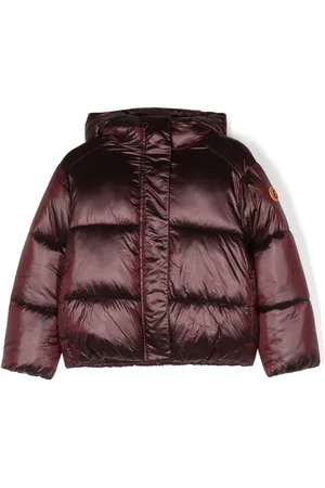 save the duck Gefütterte Jacke mit Logo-Patch