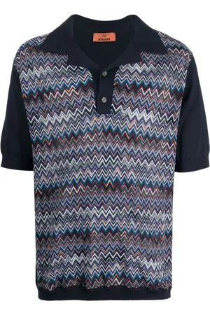 Missoni Poloshirt mit Zickzackmuster