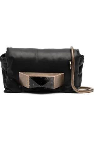 Rick Owens Schultertasche mit Logo-Schild