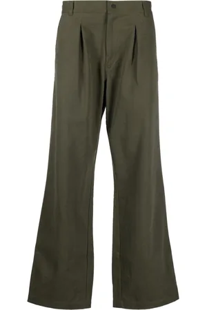 GR10K Bundfaltenhose mit weitem Bein