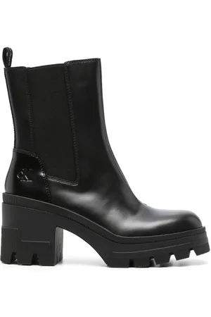 Calvin Klein Lederstiefel mit breiter Sohle 90mm