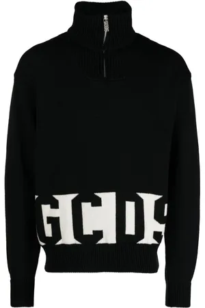 GCDS Pullover mit Intarsienmuster