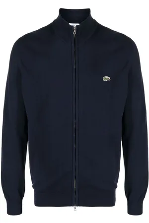Lacoste Cardigan mit Kroko-Patch