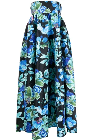 Kika Vargas Maxikleid mit Blumen-Print