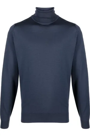 JOHN SMEDLEY Merinopullover mit Rollkragen
