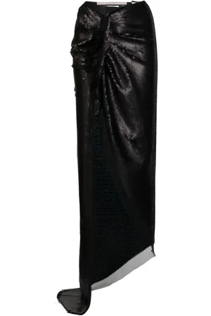Rick Owens Midirock mit Schlitz