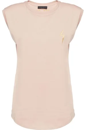 Giuseppe Zanotti Top mit Logo-Print