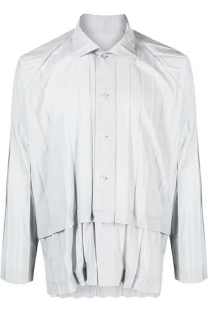 Issey Miyake Edge Hemd mit Falten