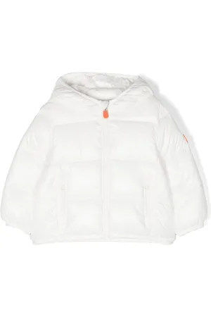 save the duck Gefütterte Jacke mit Logo-Patch