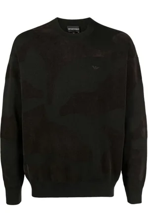 Emporio Armani Pullover mit Camouflagemuster