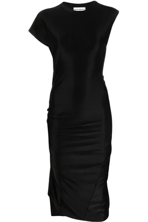 Paco rabanne Asymmetrisches Midikleid