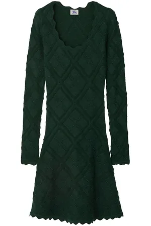 Burberry Langärmeliges Strickkleid