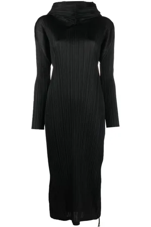 PLEATS PLEASE ISSEY MIYAKE Kleid mit Stehkragen