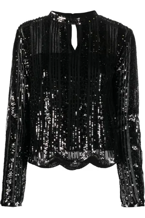 Twin-Set Bluse mit Pailletten