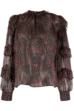 Etro Seidenbluse mit Paisley-Print