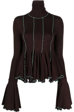 SIEDRES Pullover mit Kontrastnaht