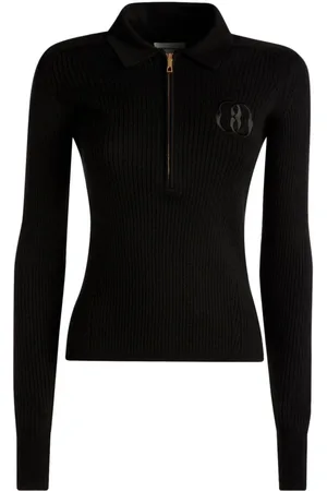 Bally Gerippter Pullover mit Logo-Stickerei